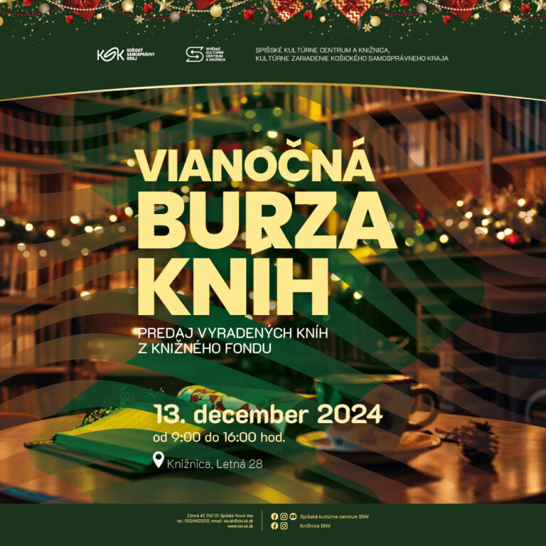 Vianočná burza kníh