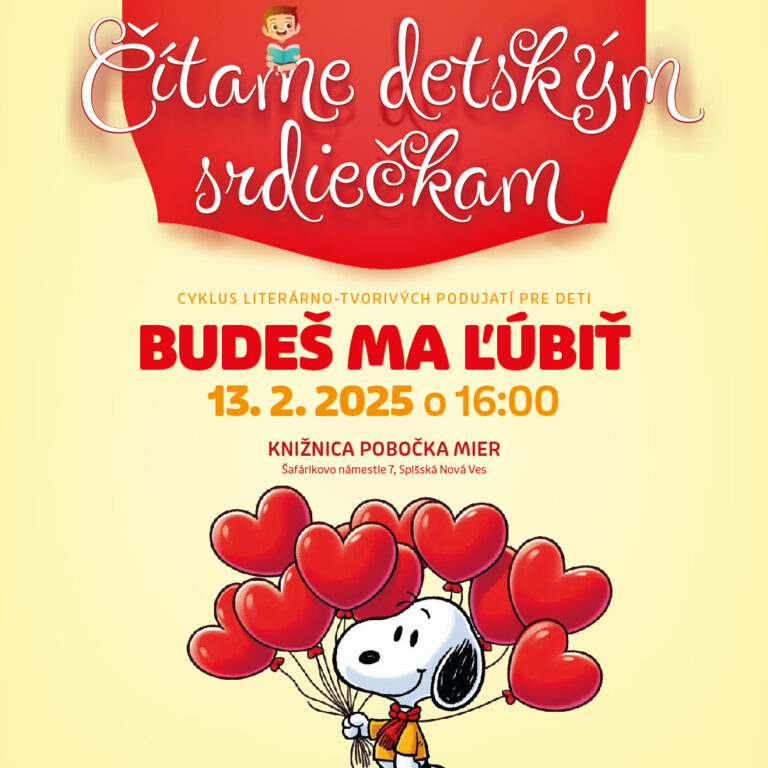Čítame detským srdiečkam: Budeš ma ľúbiť