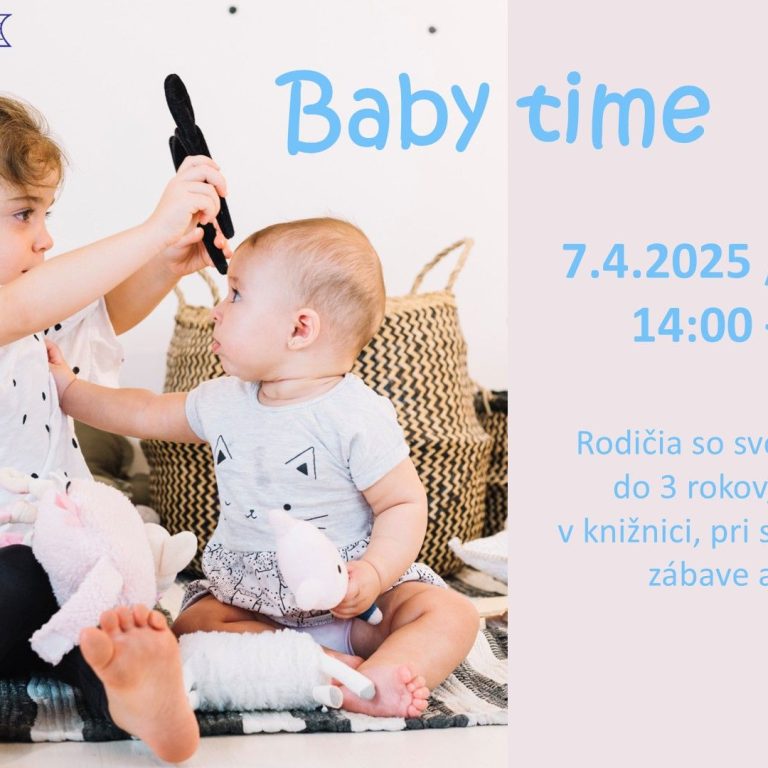 Baby time – batoľatá v knižnici