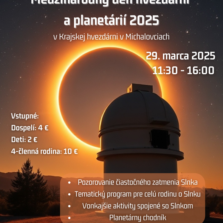 Medzinárodný deň hvezdární a planetárií 2025