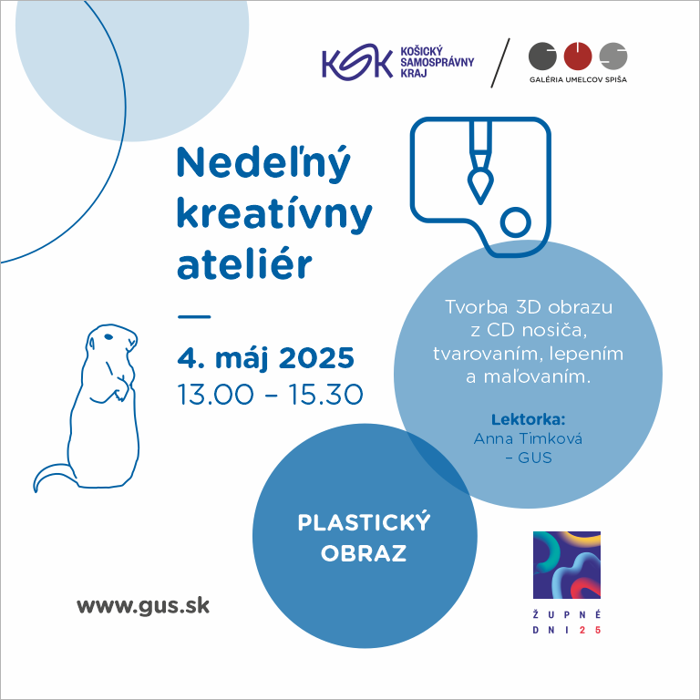 Nedeľný kreatívny ateliér: Plastický obraz