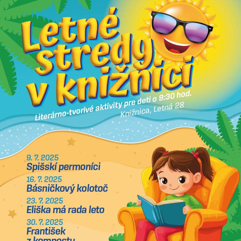 Letné stredy v knižnici: Básničkový kolotoč