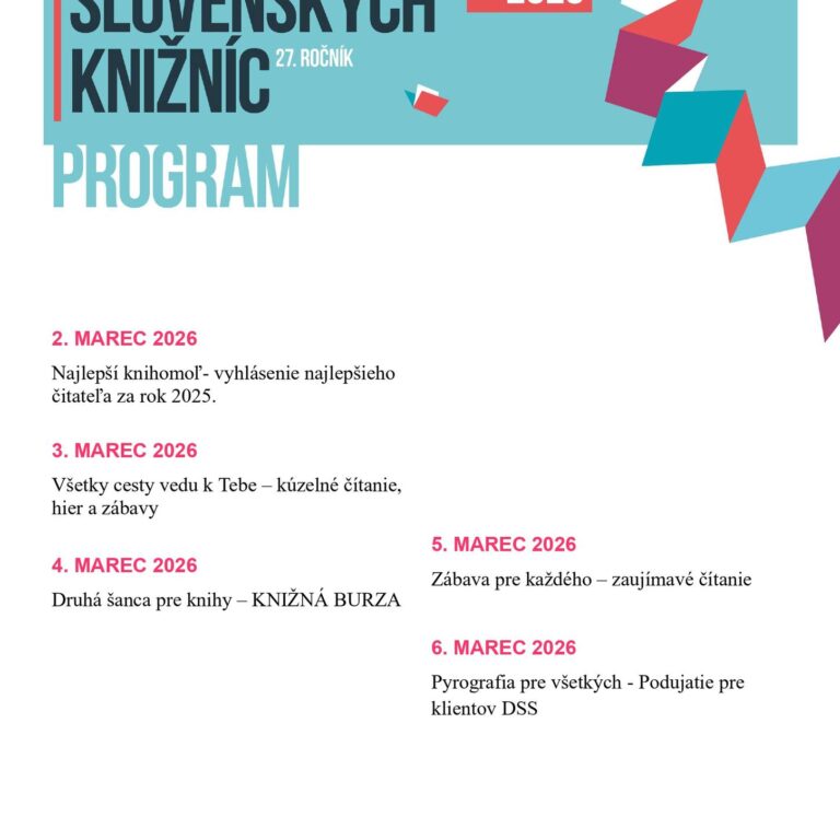 Týždeň slovenských knižníc