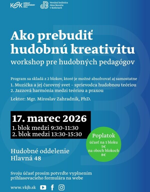 Ako prebudiť hudobnú kreativitu – workshop