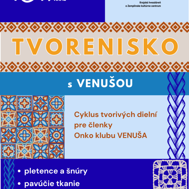 Tvorenisko s Venušou – cyklus tvorivých dielní