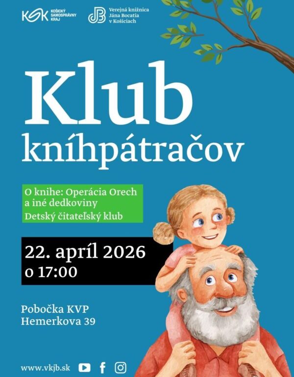 Klub kníhpátračov – apríl