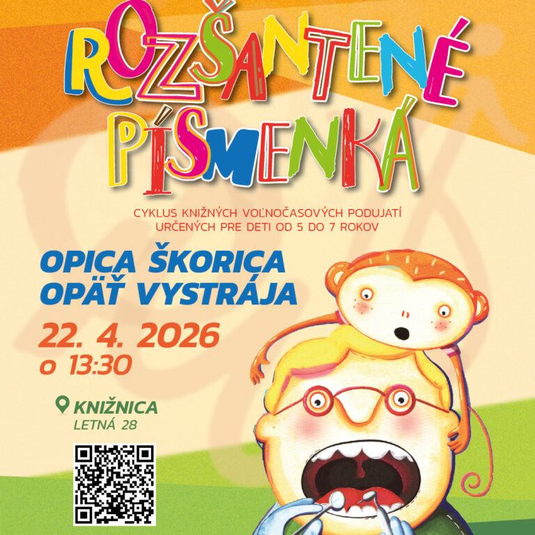 Rozšantené písmenká: Opica Škorica opäť vystrája