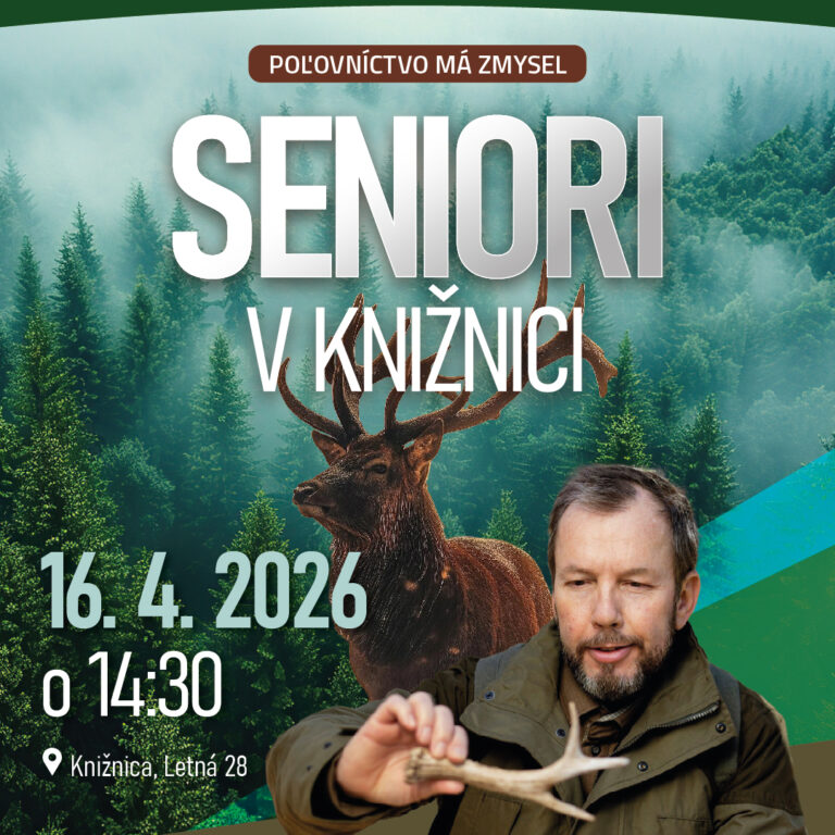 Seniori v knižnici: Poľovníctvo má zmysel