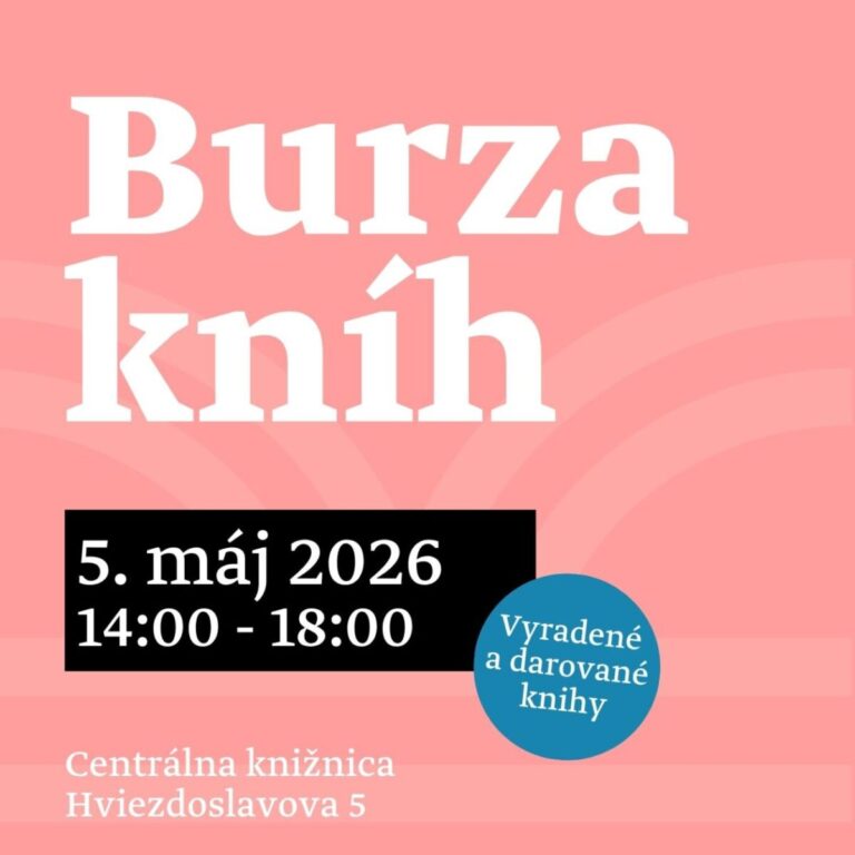 Burza kníh – máj