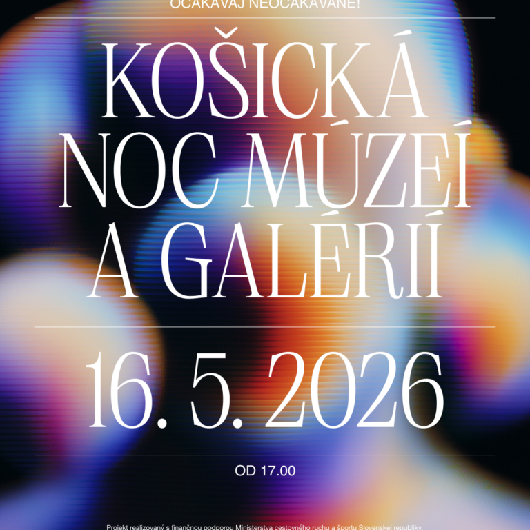 Košická noc múzeí a galérií 2026 x VSG