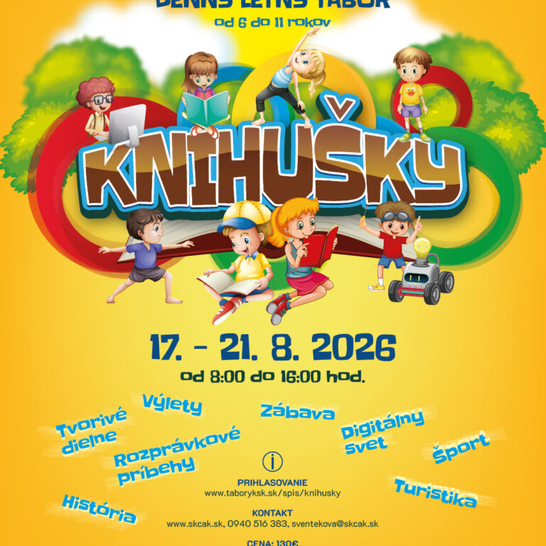 Knihušky – 2. ročník denného letného tábora