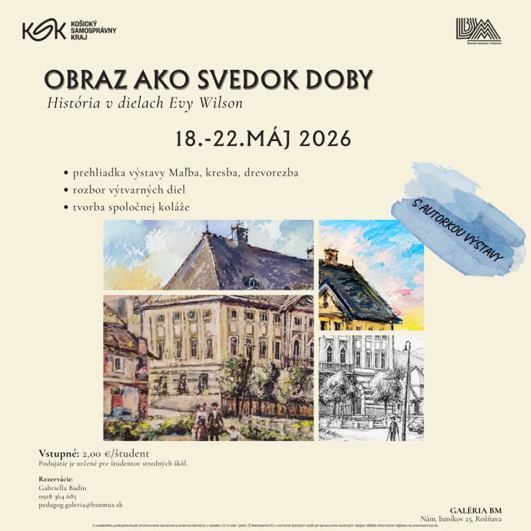 Obraz ako svedok doby – história v dielach Evy Wilson