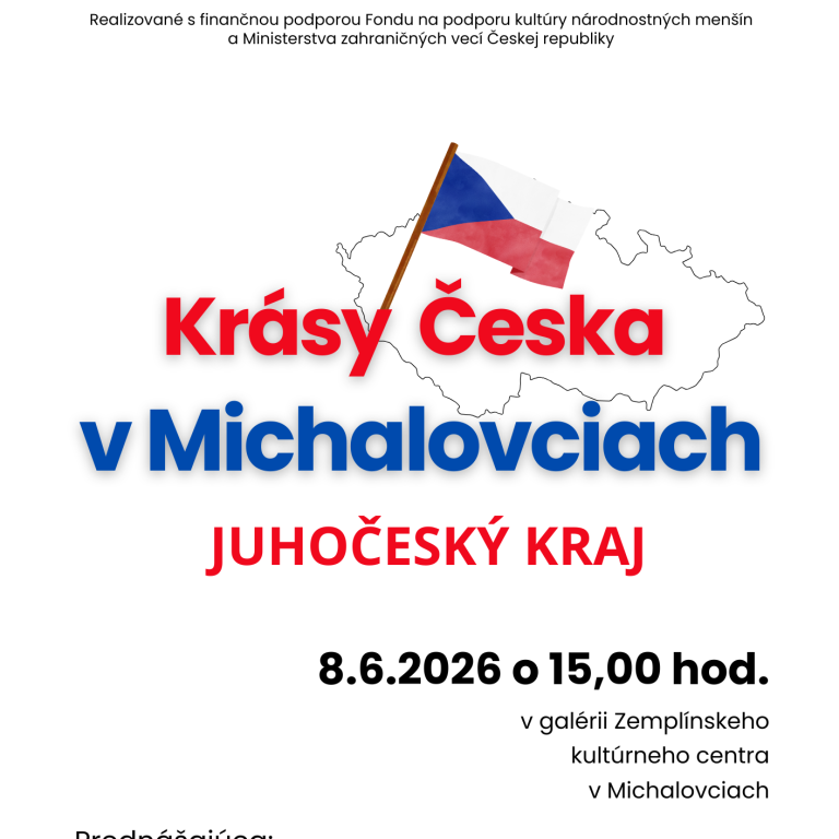 Krásy Česka v Michalovciach – Juhočeský kraj