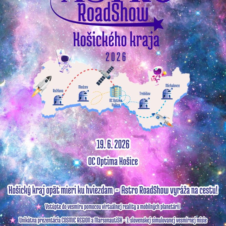 AstroRoadShow Košického kraja 2026 – Košice