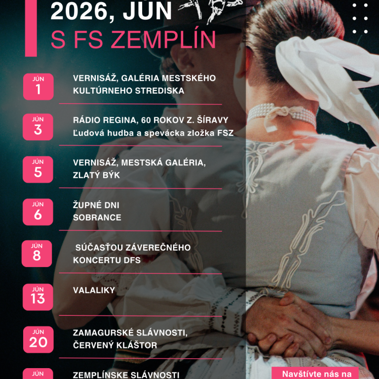 Podujatia FS Zemplín a DFS Zemplínik pre rok 2026