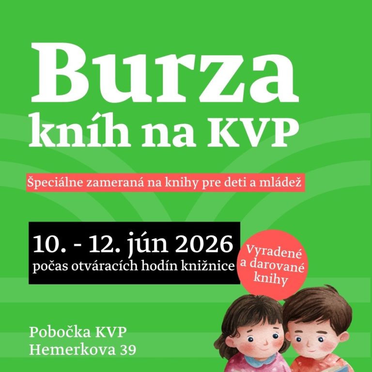 Burza kníh na KVP