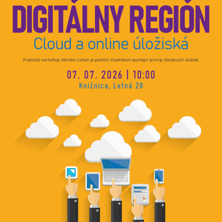 Digitálny región: Cloud a online úložiská