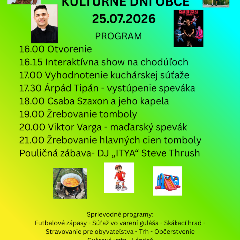 Kultúrne dni obce Zatín