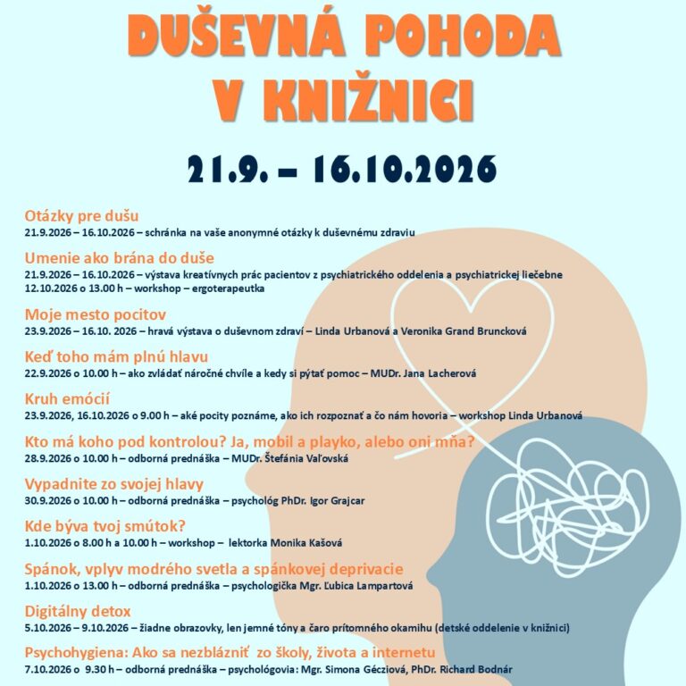 Duševná pohoda v knižnici