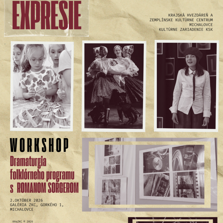 Workshop – Dramaturgia folklórneho programu – ATELIÉR EXPRESIE 2026