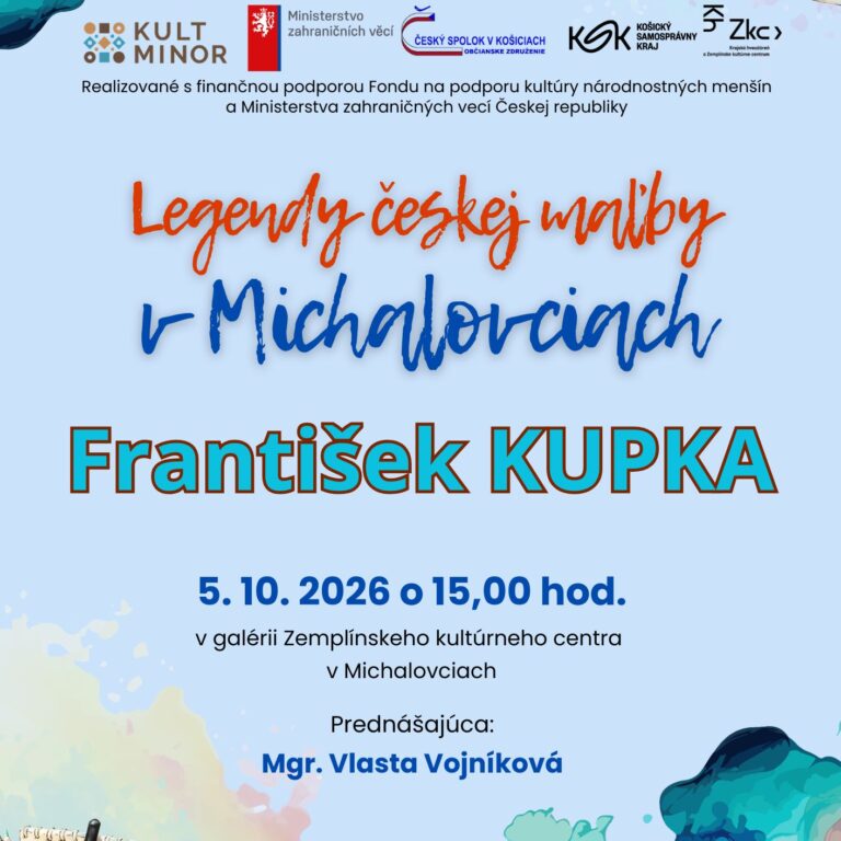 Legendy českej maľby v Michalovciach – František KUPKA