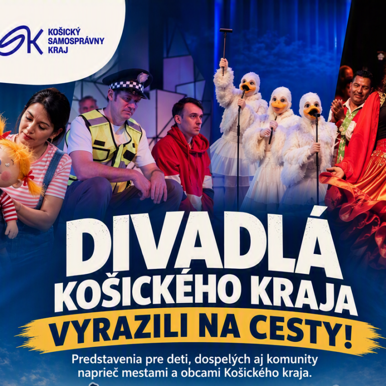 Divadlá Košického kraja vyrazili na cesty!