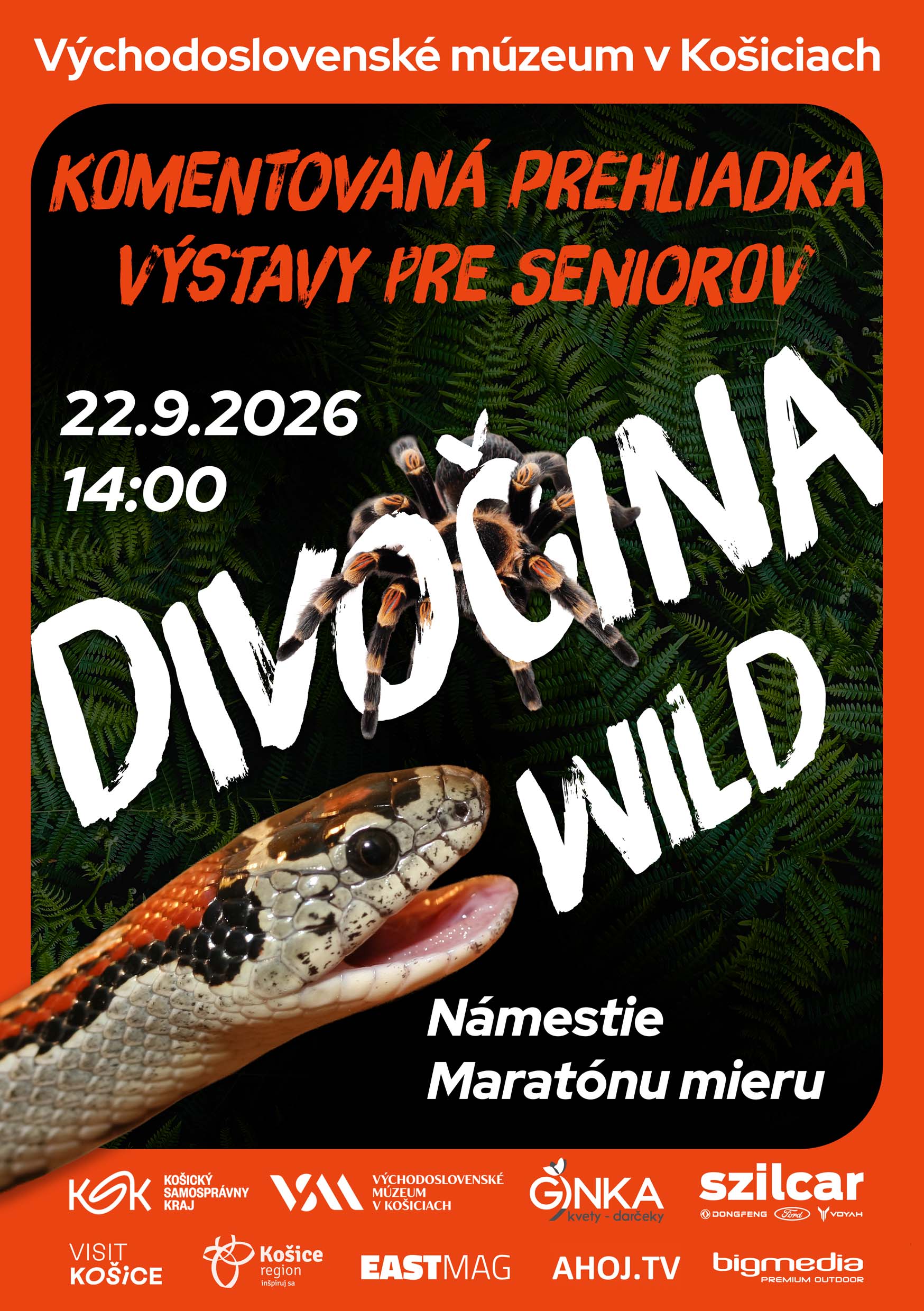 Plagát: Divočina – pre seniorov