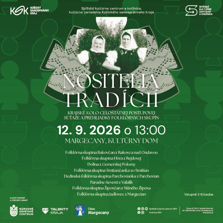Nositelia tradícií 2026