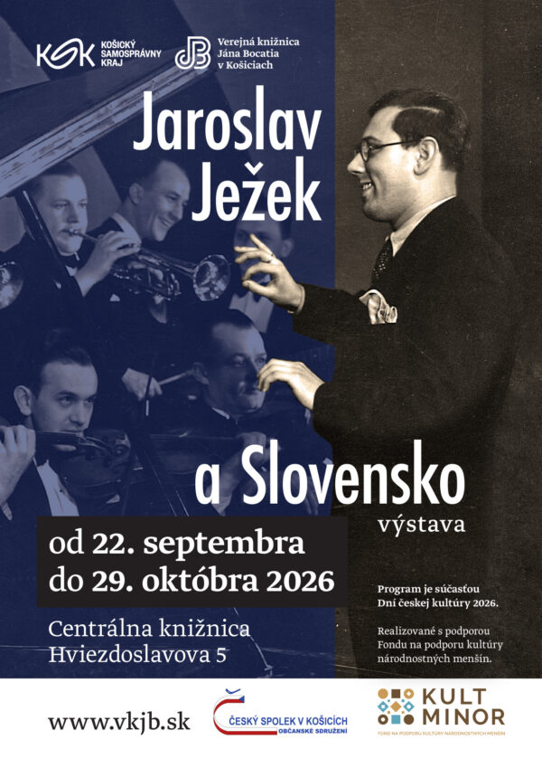 Plagát: Jaroslav Ježek a Slovensko