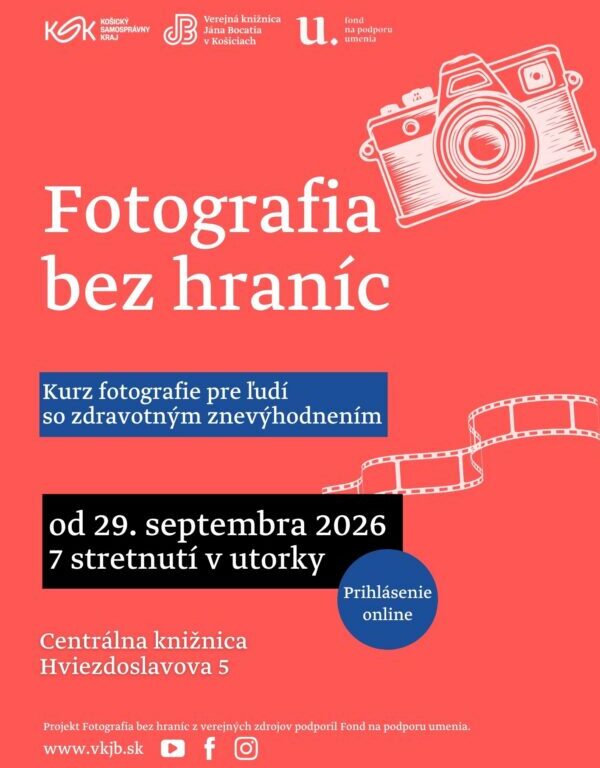 Fotografia bez hraníc – kurz pre znevýhodnených