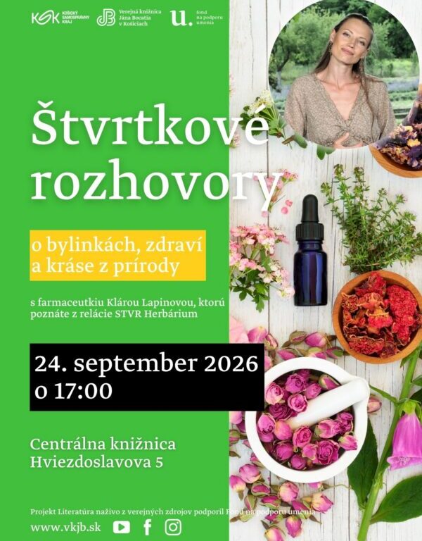 Štvrtkové rozhovory o bylinkách, zdraví a kráse z prírody
