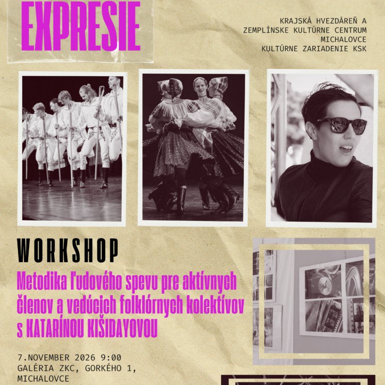 Workshop – Metodika ľudového spevu – ATELIÉR EXPRESIE 2026