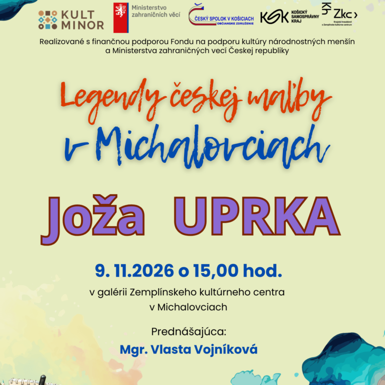 Legendy českej maľby v Michalovciach – Joža Uprka
