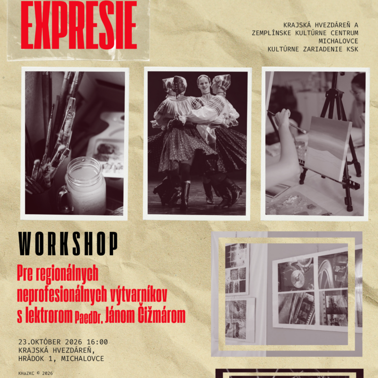ATELIÉR EXPRESIE – Vizuálne umenie – workshop pre výtvarníkov