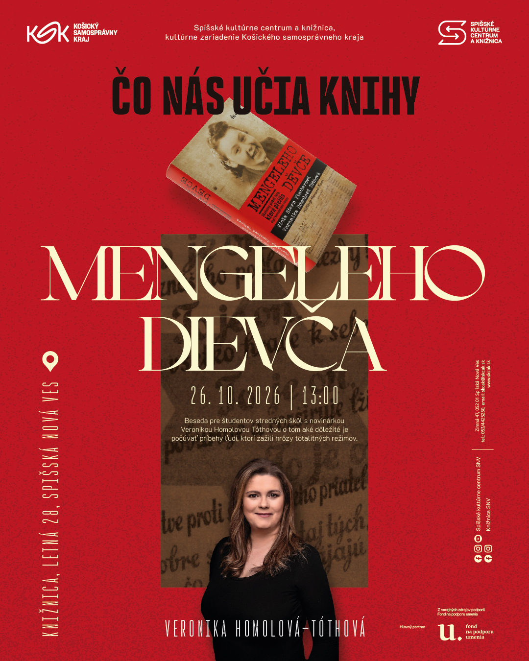 Plagát: Čo nás učia knihy: Mengeleho dievča