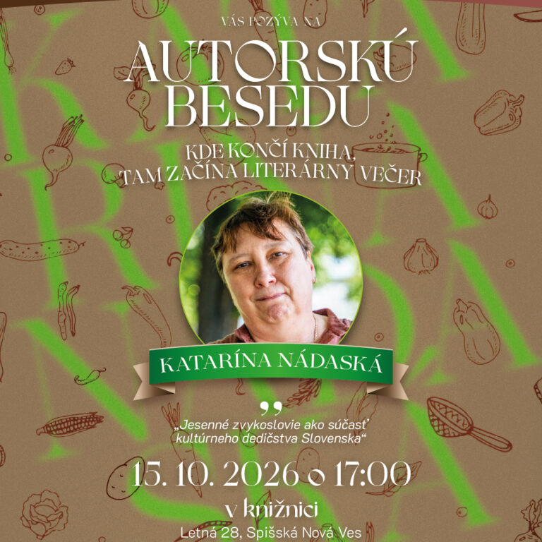 Kde končí kniha, tam začína literárny večer