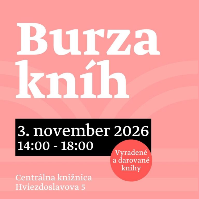 Burza kníh – november