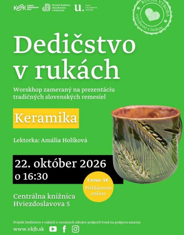 Dedičstvo v rukách: Objavte krásu ručne vyrábanej keramiky