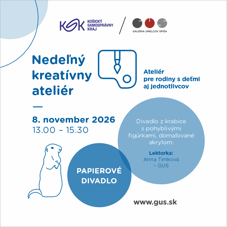 Nedeľný kreatívny ateliér: Papierové divadlo