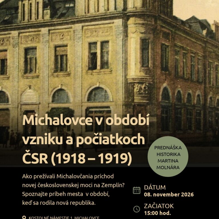 Michalovce v období vzniku a počiatkoch ČSR